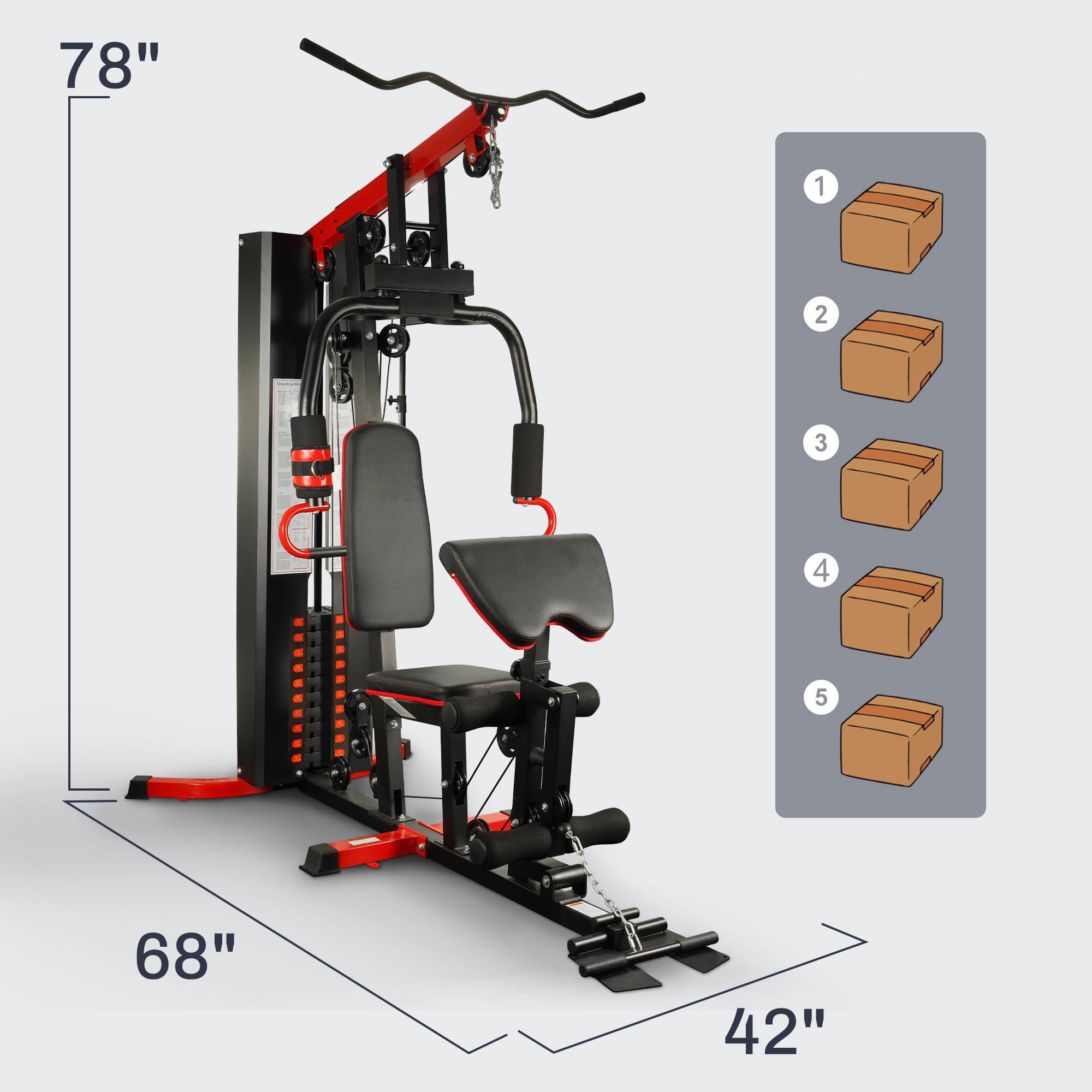 Only Supports Self Pickup  Heavy Duty Gym Equipment For Strength Training And Full Body Workouts Please Follow The Ordering Instructions To Purchase This Product--3-piece Combination For Sale